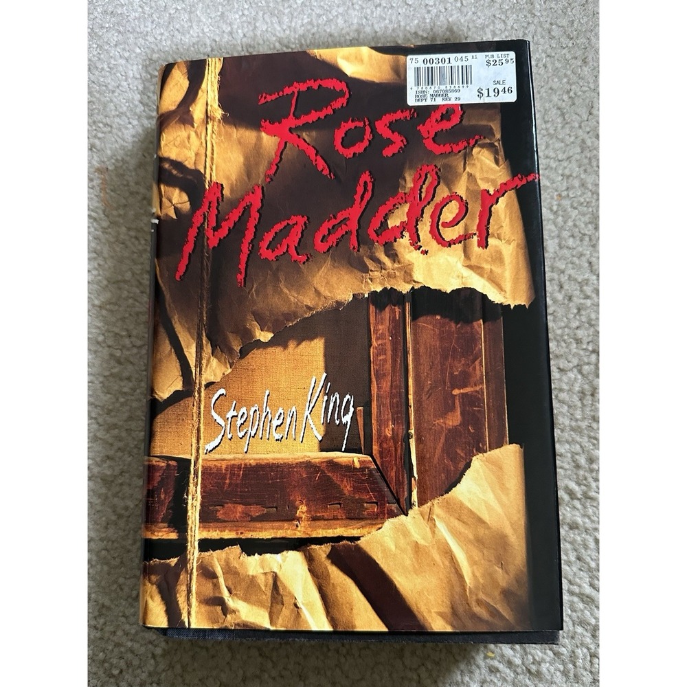 ROSE MADDER by Stephen King 1995, Viking First Edition 1st Print HC Book DJ
